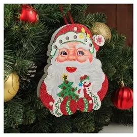 Декор с подсветкой "Дед мороз" 2,3×16×19,5 см