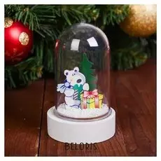 Декор с подсветкой «Мишка»