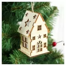 Декор с подсветкой "Сказочный домик"