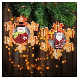 Декор с подсветкой "Снежинка"