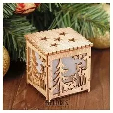 Декор с подсветкой "Зимний лес"