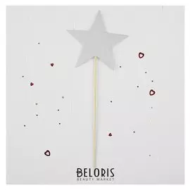 Декор-украшение для букета «Звезда», цвет серебряный