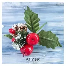 Декор "Зимние грезы" шишка яблоко гранат 16 см