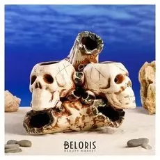 Декорации для аквариума "Черепа"