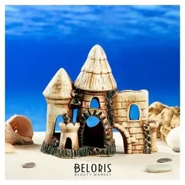 Декорации для аквариума "Две башни со стеной"