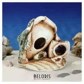 Декорация для аквариума "Амфора и колонны", 13 х 14 х 12 см