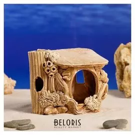 Декорация для аквариума "Черепашник", 12 см