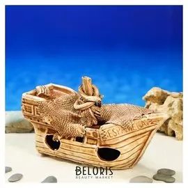 Декорация для аквариума "Эспаньола", 8 х 25 х 13 см, микс