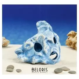 Декорация для аквариума "Камень" 16 см × 16 см × 10 см