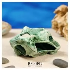 Декорация для аквариума "Камень", цветной, 10 х 9 х 6 см