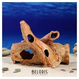 Декорация для аквариума "Коряги с амфорой", 15 х 29 х 18 см