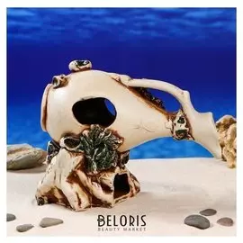 Декорация для аквариума "Кувшин на амфоре", 11 х 24 х 16 см