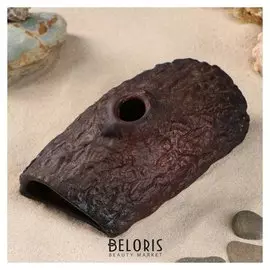 Декорация для аквариума "Сучок в коре", 9 х 7 х 16 см