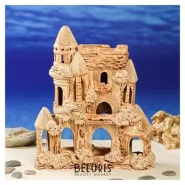 Декорация для аквариума "Замок Акаша" 11 см × 25 см × 28 см