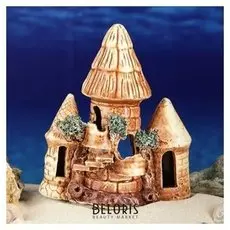 Декорация для аквариума "Замок Терем", 10 х 18 х 21 см