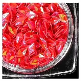 Декоративные объёмные элементы «Ромбы», цвет коралловый