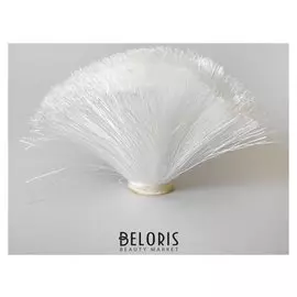 Декоративный элемент «Кисть» диаметр 9 см, цвет белый