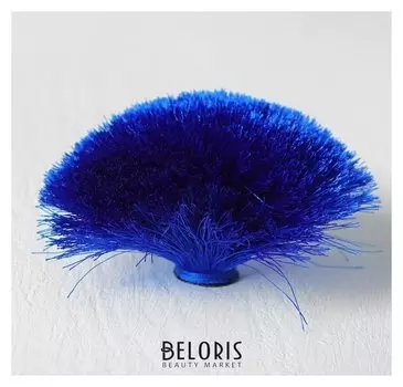Декоративный элемент «Кисть» диаметр 9 см, цвет синий