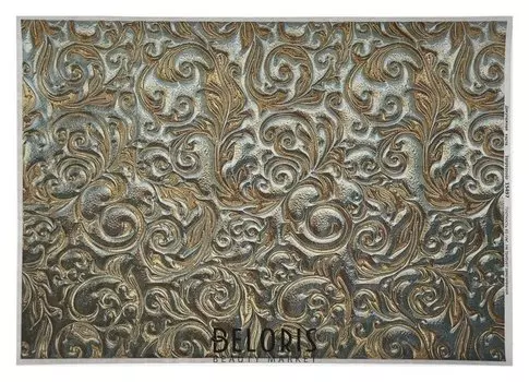 Декупажная карта "Красивый узор", плотность 45 г/м2 А4