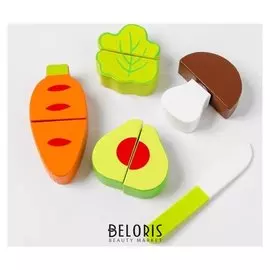 Деревянная игрушка - набор овощей для резки