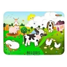 Деревянный вкладыш Уличные домашние животные