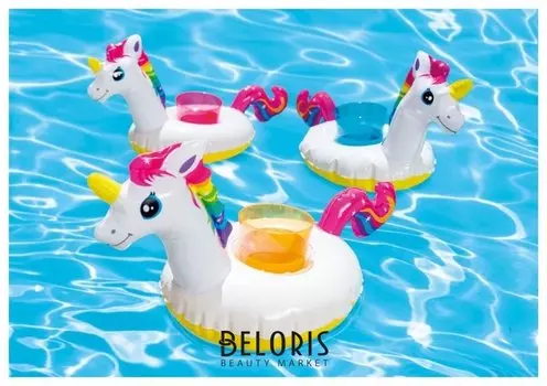 Держатель для стаканов надувной Единорог