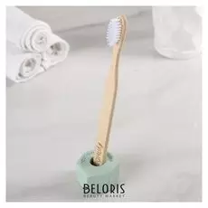 Держатель для зубной щётки "Гаечка", цвет зелёный