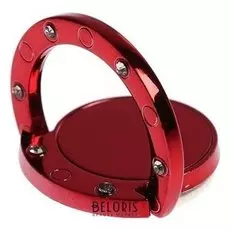 Держатель-подставка с кольцом для телефона Luazon, в кольца с камнями, красный