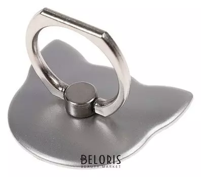 Держатель-подставка с кольцом для телефона Luazon, в форме "Кошки", цвет сатин