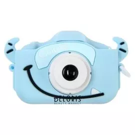 Детский цифровой фотоаппарат Cartoon Digital Camera Bull "Бычок", модель 5654057, голубой