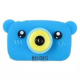 Детский цифровой фотоаппарат Kids Fun Camera Bear "Мишка", модель 1252682, синий