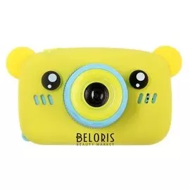 Детский цифровой фотоаппарат Kids Fun Camera Bear "Мишка", модель 1252682, желтый