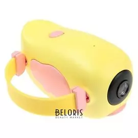 Детский цифровой фотоаппарат Wings "Птичка", модель 2727738, желтый