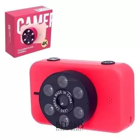 Детский фотоаппарат "Профи камера", цвета красный