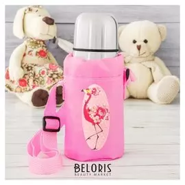 Детский термос «Фламинго», 350 мл, время сохранения тепла 12 ч