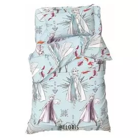 Детское постельное белье 1,5 сп "Эльза и анна" холодное сердце 143*215 см, 150*214 см, 50*70 см -1 шт