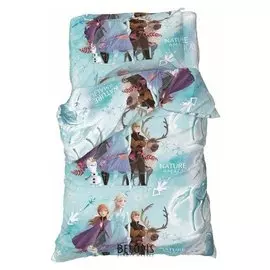 Детское постельное белье 1,5 сп "Nature Is Magical" холодное сердце 143*215 см, 150*214 см, 50*70 см -1 шт