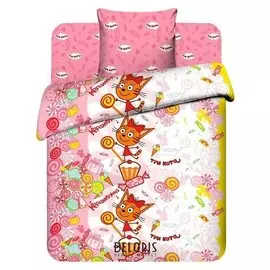 Детское постельное бельё 1,5 сп. «Десерт карамельки»