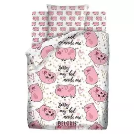 Детское постельное бельё 1,5 «Гравити фолз» пухля, 143х215, 150х214, 70х70 см