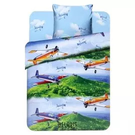 Детское постельное бельё 1,5 сп. «Крутые виражи»