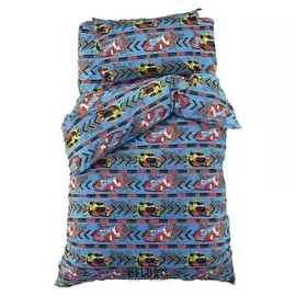 Детское постельное бельё 1,5 сп «Тачки» 143*215 см, 150*214 см, 50*70 см -1 шт, 100% хлопок, поплин 125 г/м2