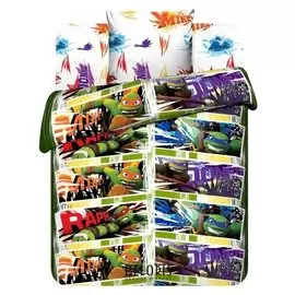 Детское постельное бельё 1,5сп «Крутая четверка», 145х215см, 150х214см, 70х70см