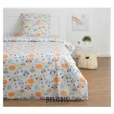 Детское постельное бельё экономь и Я «Сова» 1.5сп, цвет серый, 147х210±5см, 150х214±5см, 70х70±5см - 1шт