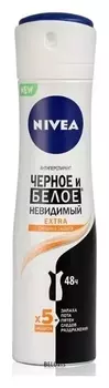 Дезодорант-антиперспирант спрей Черное и белое Невидимый Extra