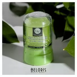 Дезодорант кристаллический U I с зеленым чаем и алоэ вера, 45 г