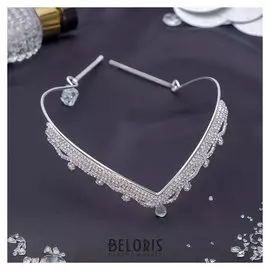 Диадема для волос "Лаура" с подвесом, на невидимках