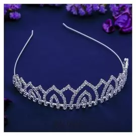 Диадема для волос "Россыпь" H-3,5 см корона