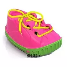 Дидактическая игрушка "Ботинок-шнуровка"