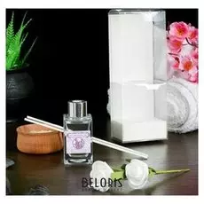 Диффузор 50мл, "Классика", лаванда, 2 палочки+цветок