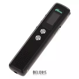 Диктофон Ritmix Rr-120 8gb, Mp3/wav, дисплей, металл корпус, черный